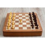 Magnetické dřevěné šachy LUX zásuvné velké