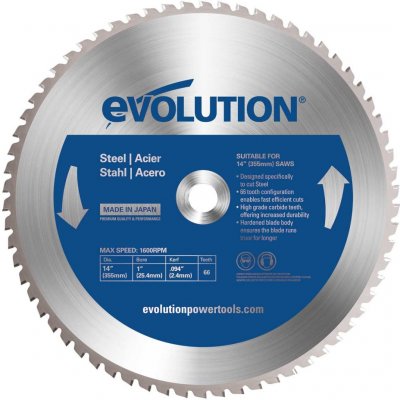 Evolution Kotouč na řezání ocele 355 mm – Sleviste.cz
