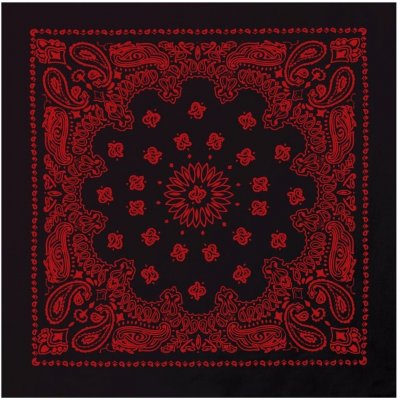 Šátek Rothco Jumbo Trainmen Western černo červený – Zboží Dáma