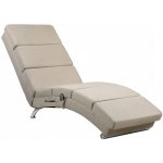 Casaria London s masážní a vyhřívací funkcí 186×55×89cm béžová 108592 – Zboží Dáma