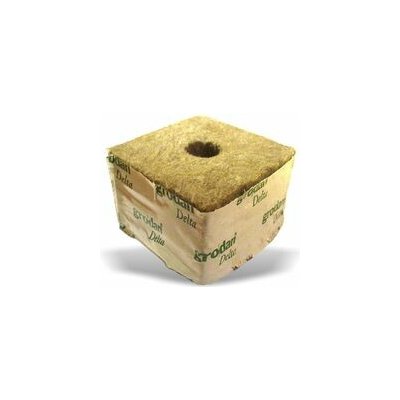 Grodan pěstební kostka velká 100 x 100 x 60 mm velká díra – Hledejceny.cz