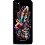 Pouzdro Mobiwear Glossy Samsung Galaxy S20 - G011G Kytice s pírkem