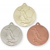Sportovní medaile Medaile fotbalová 45 mm zlatá