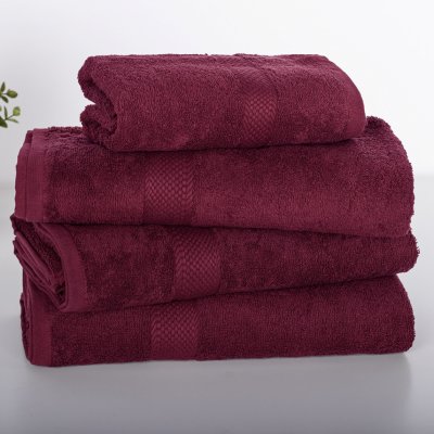 XPOSE Froté ručník VERONA - bordó 50 x 90 cm – Hledejceny.cz