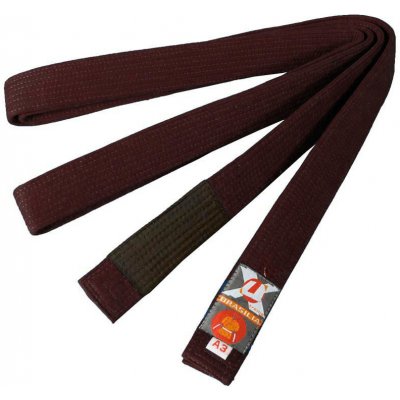 JU-SPORTS BRAZILIAN JIU JITSU PÁS NA KIMONO - HNĚDÝ – Sleviste.cz