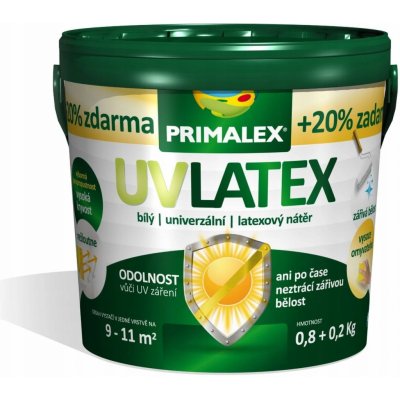 Primalex UV LATEX (0.8+0.2kg) – Sleviste.cz