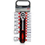 Kraft & Dele Sada gola klíčů s račnou 1/2" 19ks CrV ocel KD10108 – Sleviste.cz