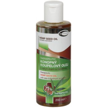 Topvet Therapeutic konopný koupelový olej 71% 200 ml