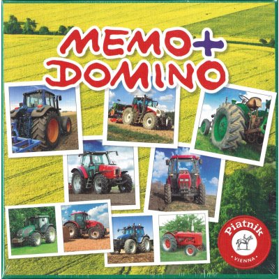 Piatnik Pexeso & Domino: Traktory – Zboží Mobilmania