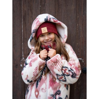 Luis fleece bordo – Zboží Dáma