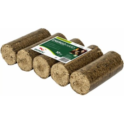 BIOMAC Brikety dřevěné válec ENERGOHARD dub/buk 10 kg – Zboží Dáma