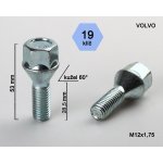 Kolový šroub M12x1,75x28,5mm kužel, klíč 19, VOLVO výška 53