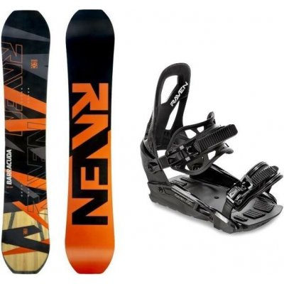 set Raven Barracuda Carbon Orange snowboard + Raven S230 24/25 – Zboží Mobilmania