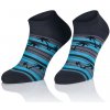 Vzorované ponožky Intenso 1849 Cotton tmavě modrá