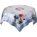 decoDoma Středový ubrus SPRING FLOWERS 85x85 cm – Zbozi.Blesk.cz