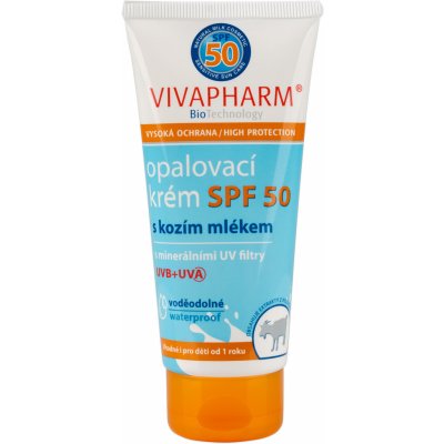 Vivapharm opalovací krém tuba SPF50 100 ml – Zboží Mobilmania