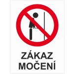 Zákaz močení UV tisk plast 3mm 200x150 mm – Zboží Dáma