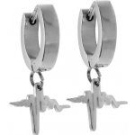 BRUNOshop.cz Visací náušnice křivka EKG S2943 – Sleviste.cz