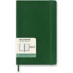 Moleskine A5 týdenní 2026-27 tmavě zelený – Zboží Dáma