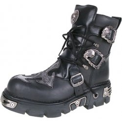 New Rock Cross Shoes (407-S1) Black-Grey