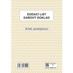 Optys 1319 Dodací list A5 samopropisujicí 50 listů – Hledejceny.cz