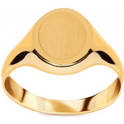 iZlato Forever zlatý pečetní prsten s matováním IZ22450
