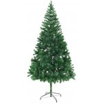 Umělý vánoční stromek s ocelovým stojanem 210 cm 910 větviček 60176 – Zboží Dáma