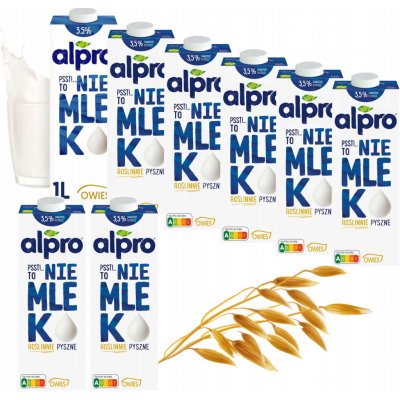 Alpro Ovesný nápoj This is Not M*lk 3,5% 8 x 1 l – Zboží Dáma