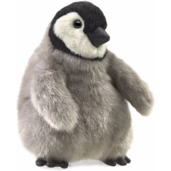 Folkmanis Maňásek na prst tučňák císařský plyšový 10cm