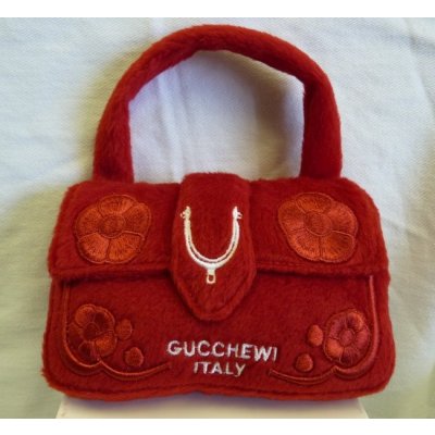 Haute Diggity Dog Gucchewi Red Floral Bag kabelka