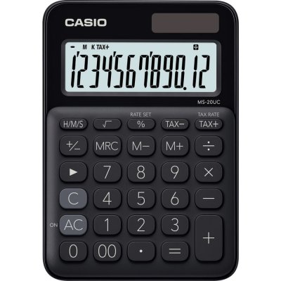 Casio Kalkulačka Casio MS 20 UC BK – Zboží Mobilmania