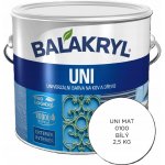 Balakryl Uni mat 2,5 kg bílá – Hledejceny.cz