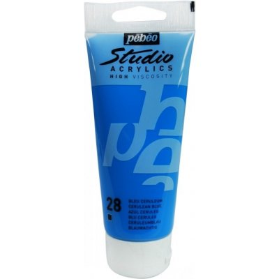 Pébéo Studio Acrylic Akrylová barva 100 ml 028 modř cerulean