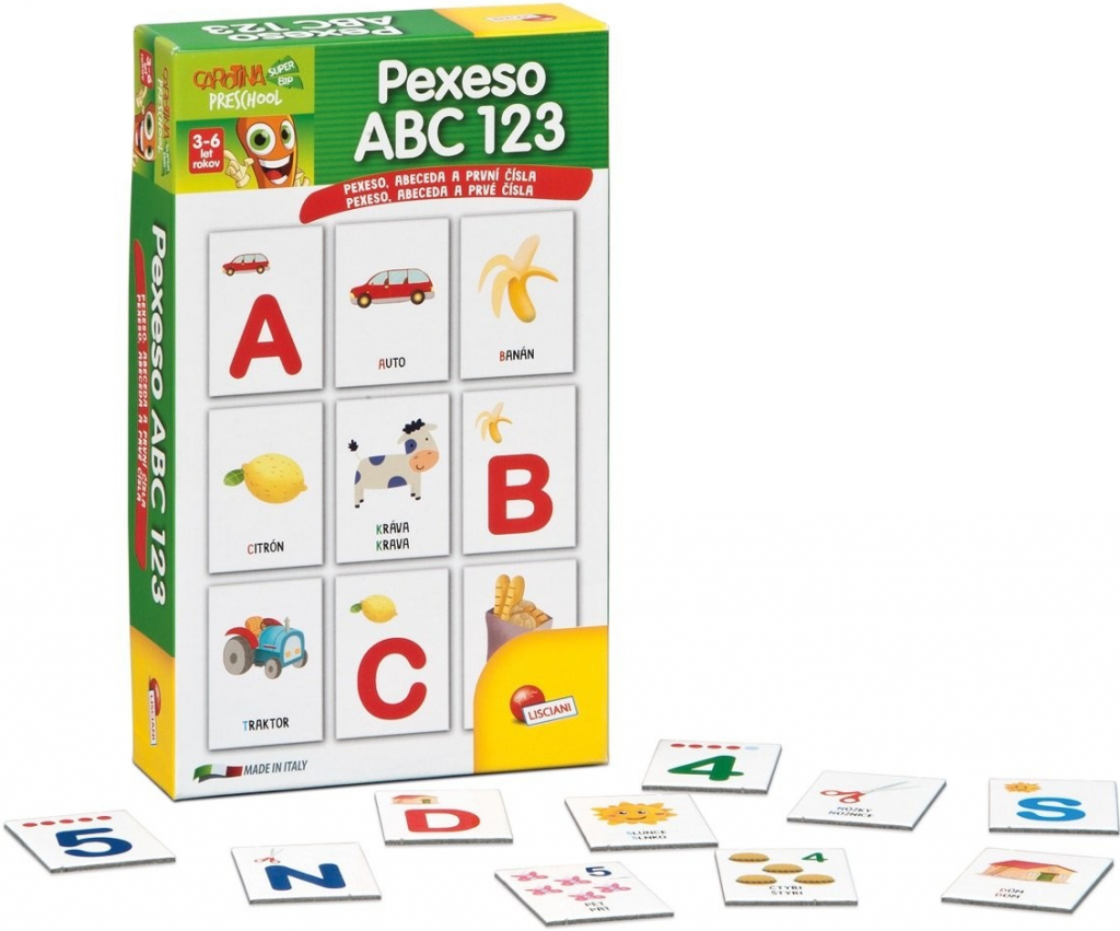 Lisciani Pexeso ABC 123