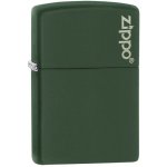 Zippo benzínový Mat Green te Logo 26093 – Hledejceny.cz