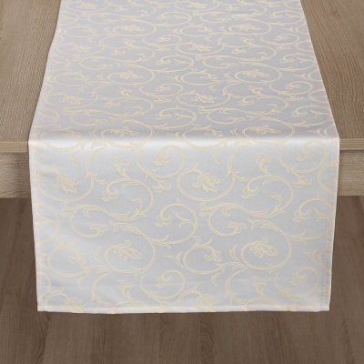 Veba Ubrus CARLO Ornament smetanová 40x220 cm – Hledejceny.cz
