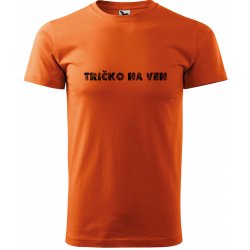 Sablio tričko s potiskem tričko na ven oranžové