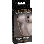 Fetish Fantasy Gold Chain Nipple Clamps zlaté svorky na bradavky s řetízkem – Hledejceny.cz