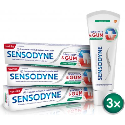 Sensodyne Sensitivity&Gum 3 x 75 ml – Hledejceny.cz