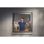 Tesa Insect Stop Skládací teleskopický ALU rám se sítí proti hmyzu na okna bílý 1,4 × 1,4 m – Sleviste.cz