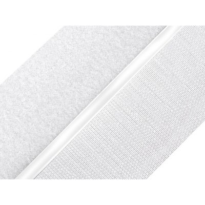 Suchý zip háček + plyš samolepicí šíře 80 mm, střední, bílá – Hledejceny.cz