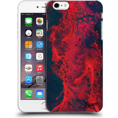 Pouzdro Picasee silikonové Apple iPhone 6 Plus/6S Plus - Organic red černé – Zbozi.Blesk.cz