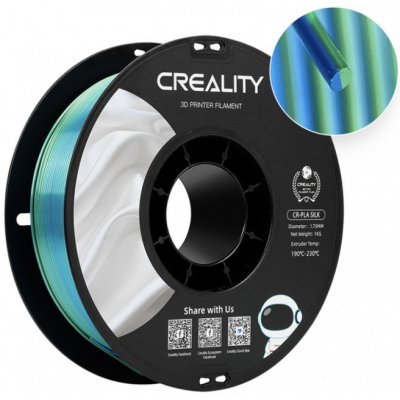 Creality CR-Silk PLA modrozelená 1 kg, 1,75 mm