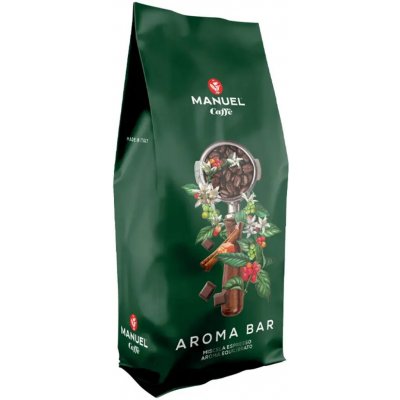 Manuel Caffé Aroma Bar Linea Bar 80% Arabica 20% Robusta zrnková 1 kg – Hledejceny.cz