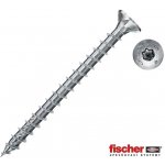 Fischer 670005 - Vrut univerzální do dřeva pr. 3 x 20 mm celý závit, zapuštěná hlava T10, FPF II CTF Power-Fast, bílý zinek – Hledejceny.cz