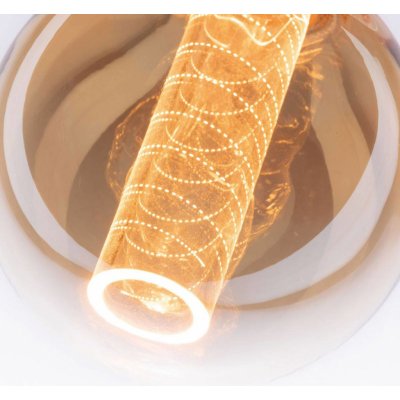 Paulmann Skleněná LED žárovka E27 4W G95 Inner Glow spirálový vzor 28602 – Hledejceny.cz