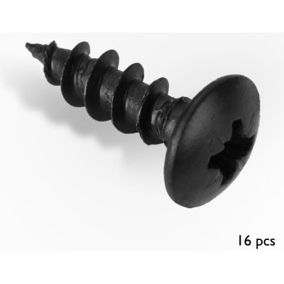 Walteco Vruty, průměr 5x16mm, RT-50, černé, 16 ks , 3055 – Zboží Dáma