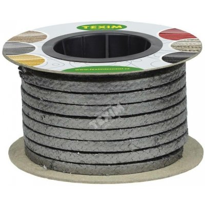 TEXIM Těsnící šňůra grafit s inconelem GI306 - 10x10mm – Sleviste.cz
