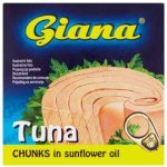 Giana Tuňák kousky ve slunečnicovém oleji 80 g – Zboží Dáma