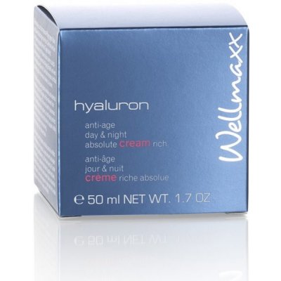 Wellmaxx krém s kyselinou hyaluronovou denní noční velmi intenzivní krém 50 ml